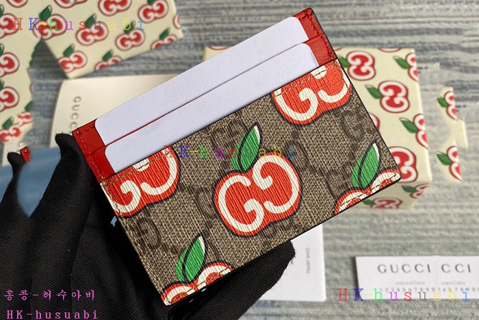 ★미러급★구찌 애플 카드홀더 G 624898 