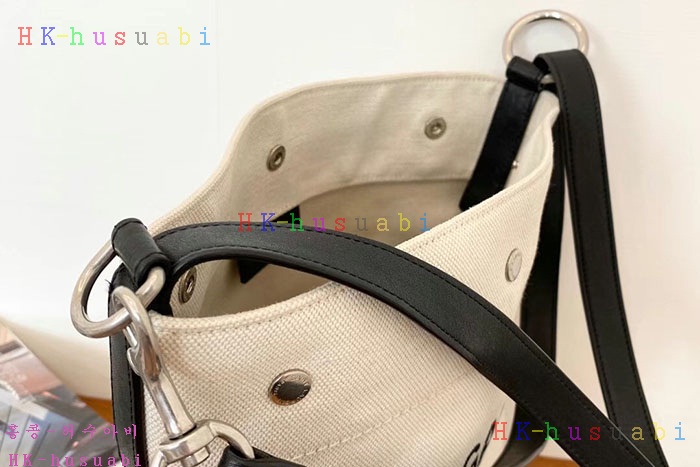 ★미러급★입생로랑 린넨 리브 고시 버킷백  669299