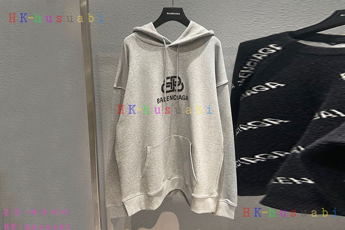 NEW 발렌시아가 후드티 신상 B 757247