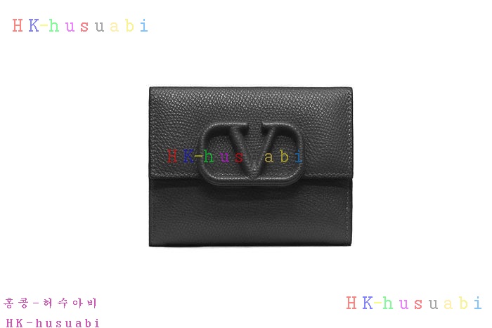 NEW 발렌티노 가라바니 로고  반지갑 V 3558210-3