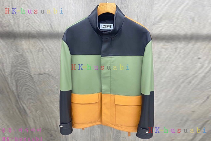 NEW 로에베 가죽 자켓 LW  444208