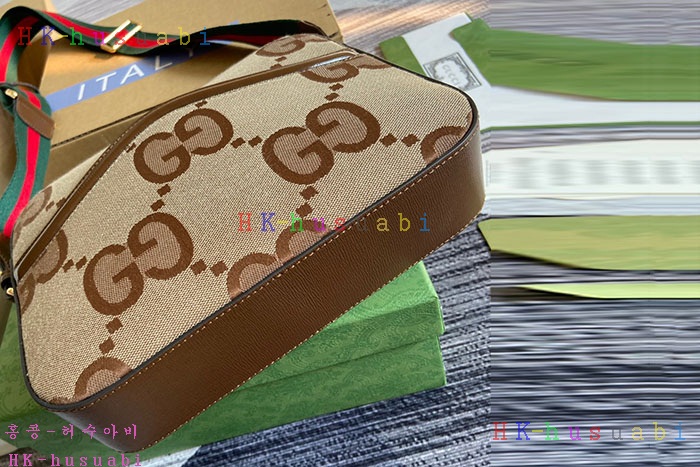 ★미러급★구찌 점보 GG 인터로킹 메신저 크로스백 675891