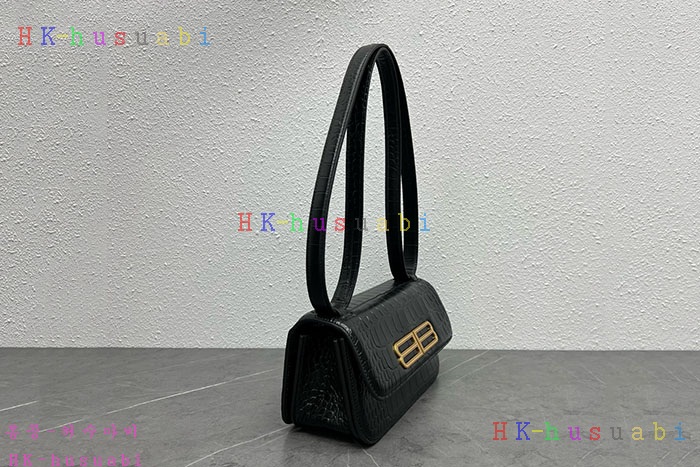 ★미러급★발렌시아가 엑스트라 서플 크로커다일 엠보싱 카프스킨 가십 스몰 67469323-3