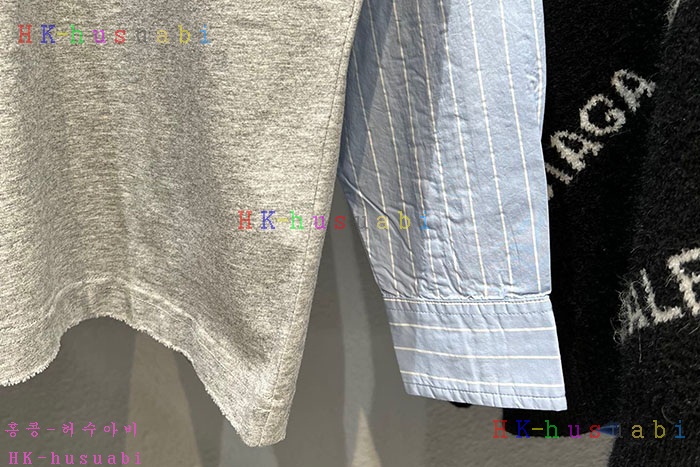 NEW 발렌시아가 긴팔티 신상 B 557247