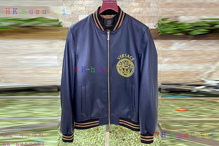 NEW 베르사체 가죽자켓 신상 V 552501