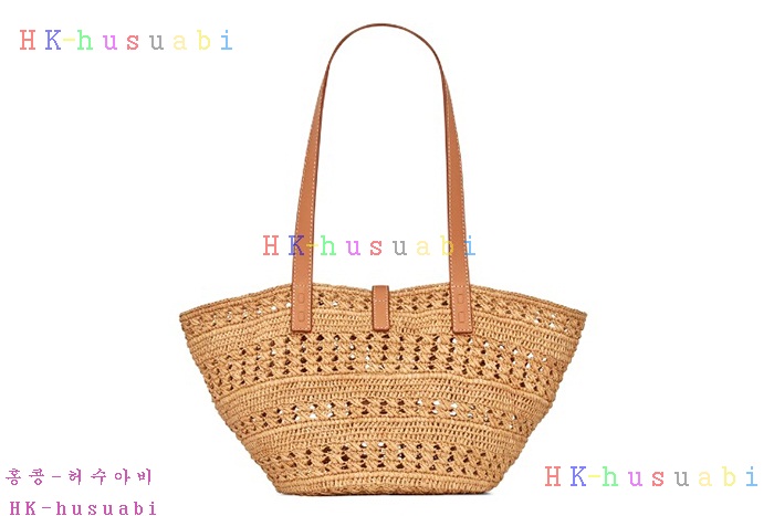 ★미러급★입생로랑 라피아 가죽 PANIER 스몰 백 685618-2