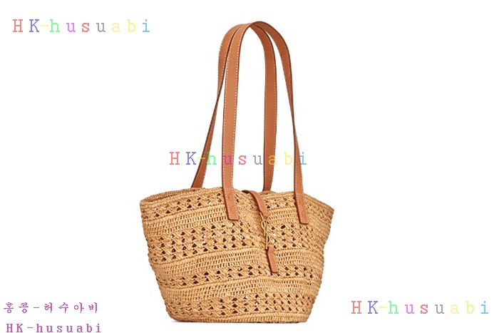 ★미러급★입생로랑 라피아 가죽 PANIER 스몰 백 685618-2
