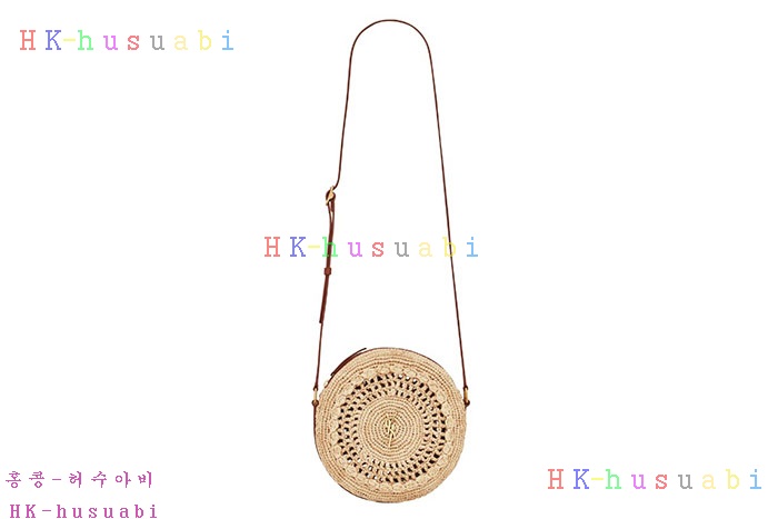 ★미러급★입생로랑 라피아 가죽  SAC ROND 백 685601