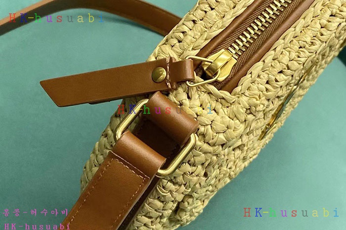★미러급★입생로랑 라피아 가죽  SAC ROND 백 685601