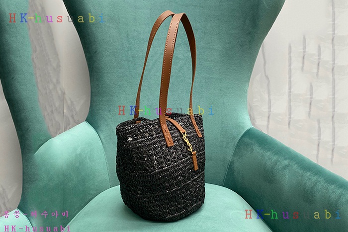 ★미러급★입생로랑 라피아 가죽 PANIER 스몰 백 685618