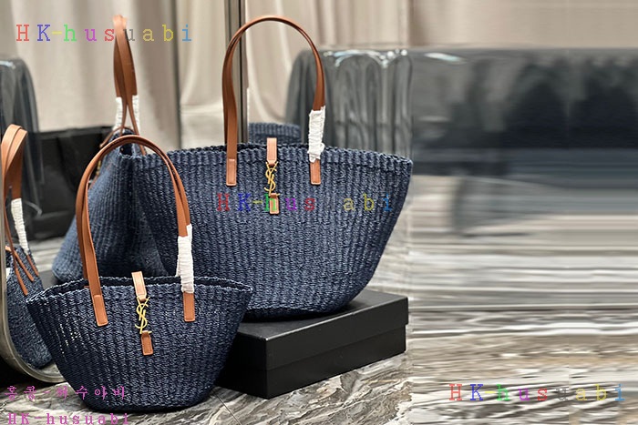 ★미러급★입생로랑 라피아 가죽 PANIER 스몰 백 685618