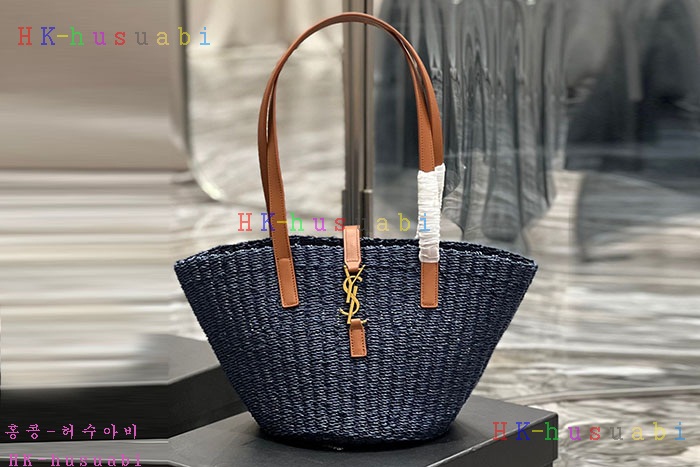 ★미러급★입생로랑 라피아 가죽 PANIER 스몰 백 685618