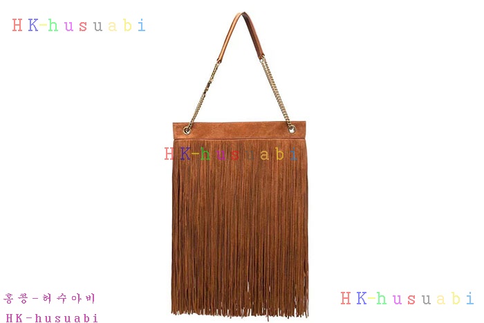 ★미러급★입생로랑 그레이스 프린지  숄더백 6337520-2