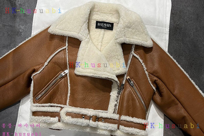 NEW 발망 무스탕자켓 신상 B 666520
