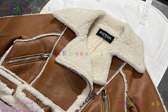 NEW 발망 무스탕자켓 신상 B 666520