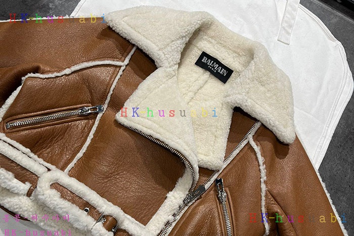 NEW 발망 무스탕자켓 신상 B 666520