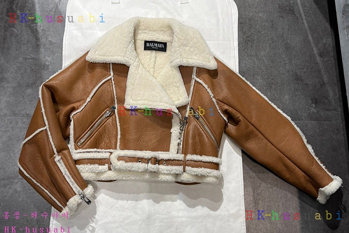 NEW 발망 무스탕자켓 신상 B 666520
