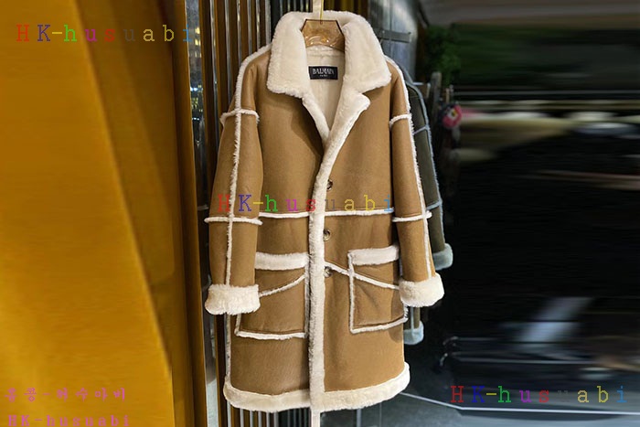 NEW 발망 무스탕자켓 신상 B 666521