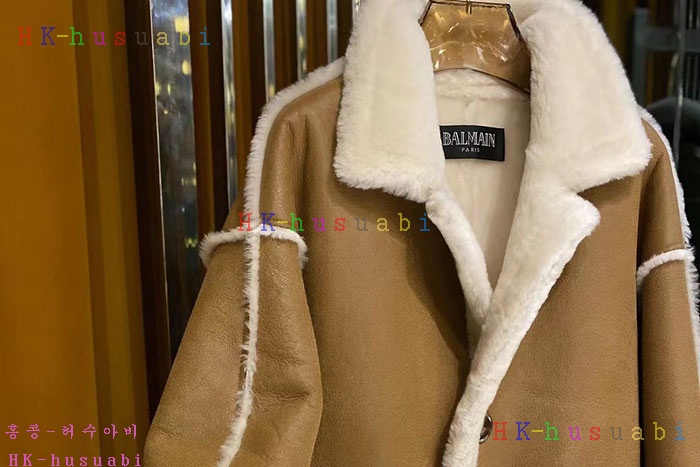 NEW 발망 무스탕자켓 신상 B 666521