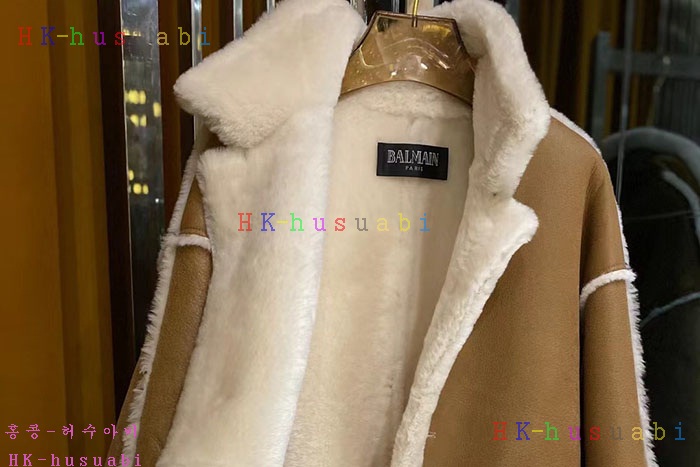 NEW 발망 무스탕자켓 신상 B 666521