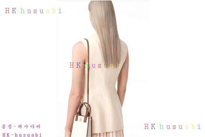 ★미러급★버버리 캔버스 레더 마이크로 프란시스 토트 80524601