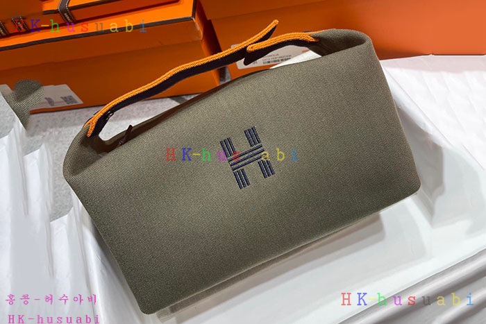 ★미러급★에르메스  브리드 어 브랙 케이스 캔버스 H 724401-2