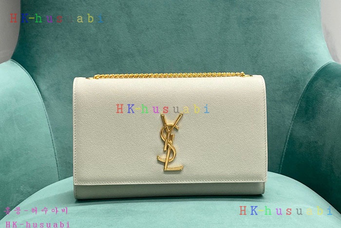 ★미러급★ 입생로랑 YSL 모노그램 미디엄 체인 숄더백 364021-3