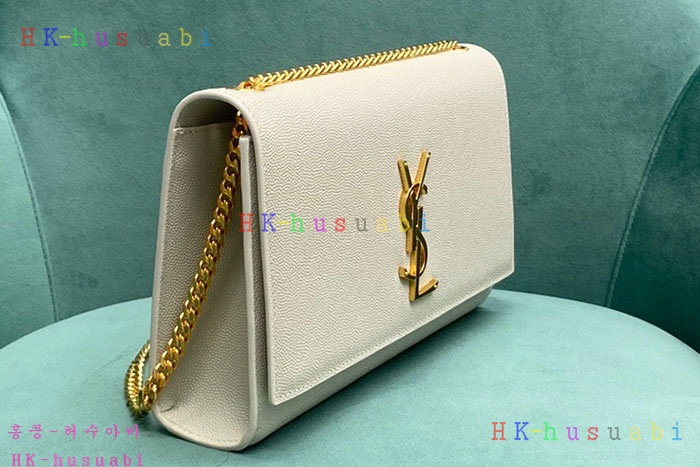 ★미러급★ 입생로랑 YSL 모노그램 미디엄 체인 숄더백 364021-3