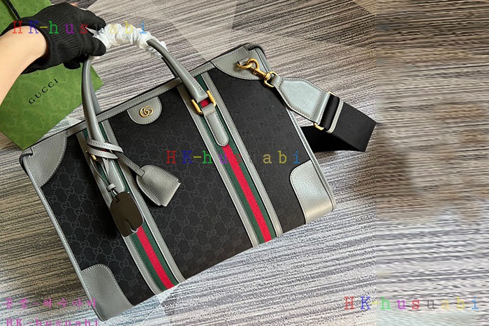 ★미러급★구찌 더블 G 캔버스 더플백 715671-6