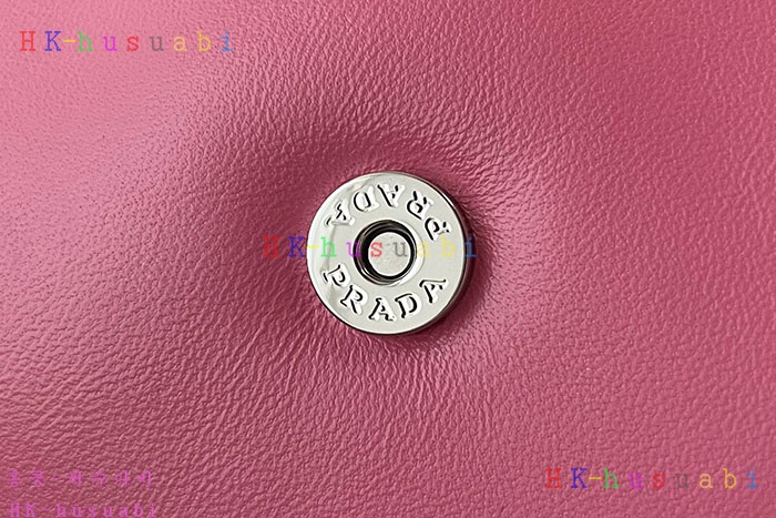 ★미러급★프라다 여성 문 리나일론 앤 가죽 핸드백 1BA381-2
