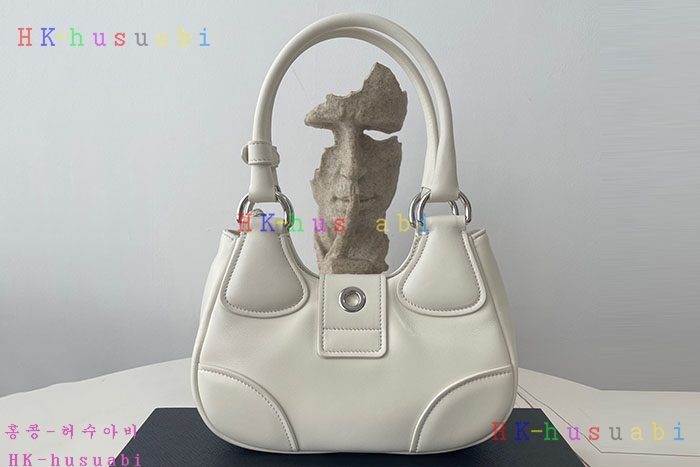 ★미러급★프라다 여성 문 리나일론 앤 가죽 핸드백 1BA381-3