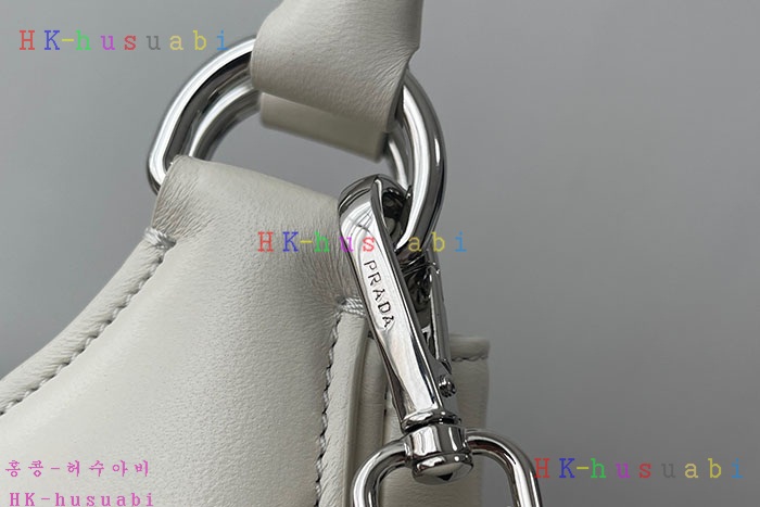 ★미러급★프라다 여성 문 리나일론 앤 가죽 핸드백 1BA381-3