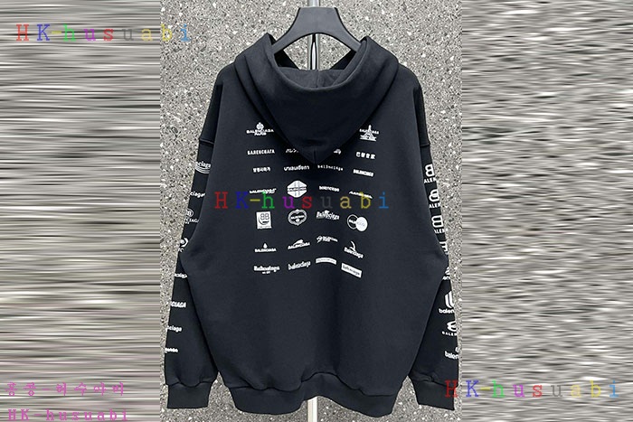 NEW 발렌시아가 후드티 신상 B 92504