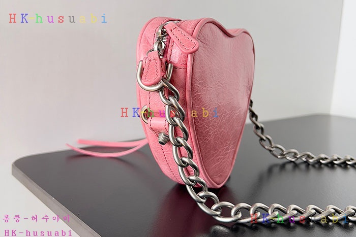 ★미러급★발렌시아가 르 카골 하트 미니 체인 숄더 백 7227811-4