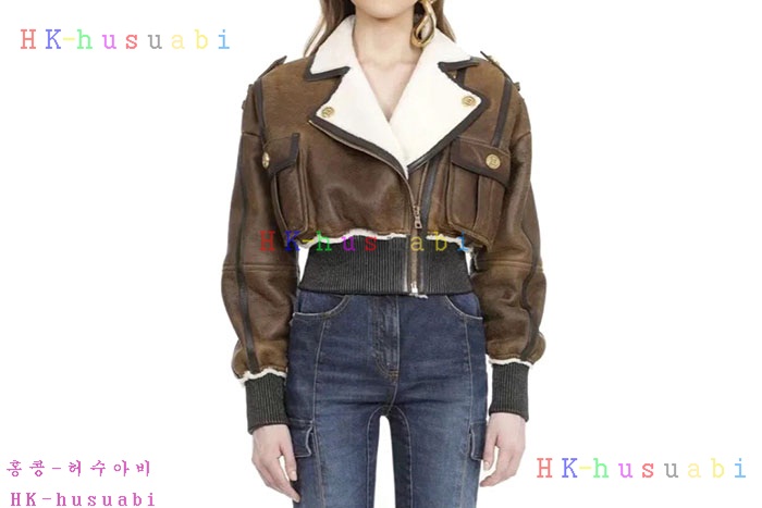 NEW 발망 무스탕자켓 신상  B 544141