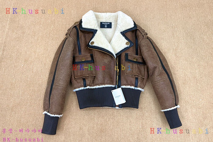 NEW 발망 무스탕자켓 신상  B 544141