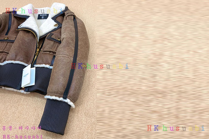 NEW 발망 무스탕자켓 신상  B 544141