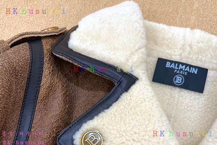 NEW 발망 무스탕자켓 신상  B 544141