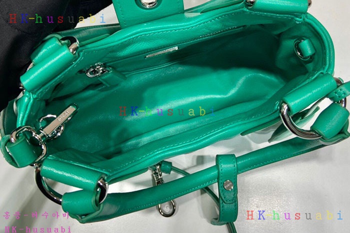 ★미러급★프라다 여성 문 리나일론 앤 가죽 핸드백 1BA381-5