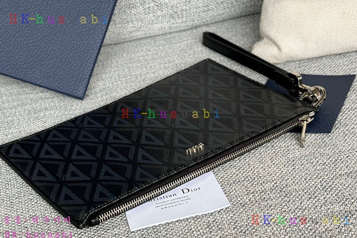 ★미러급★디올 다이아몬드 캔버스 A5 파우치 2ESCA338