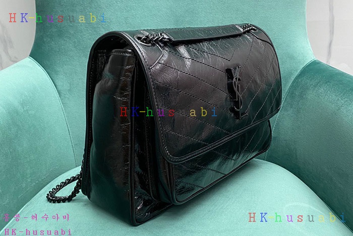 ★미러급★입생로랑 가죽 니키 라지백 633157