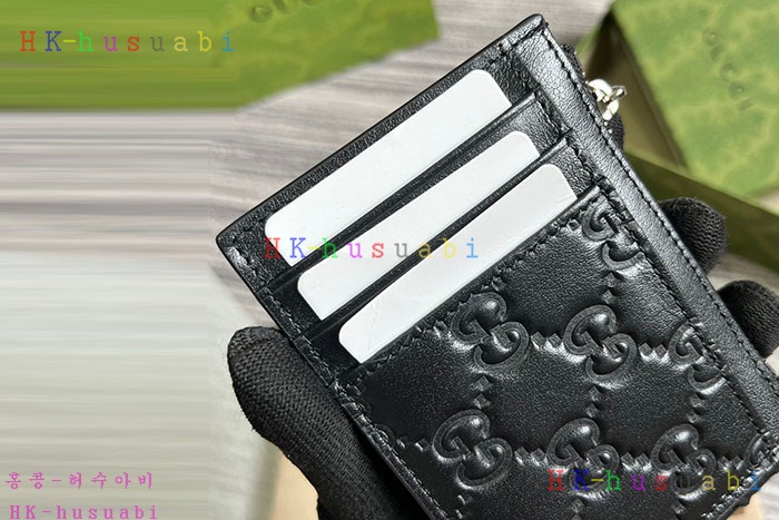 ★미러급★구찌 시그니처 카드지갑 597560