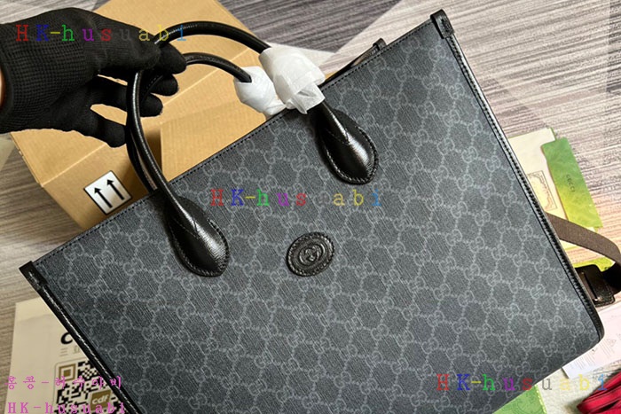 ★미러급★구찌 인터로킹 G 미디엄 토트백 674148