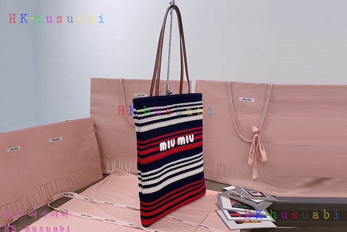 ★미러급★미우미우 크로셰 토트백 버킷백  5BG248