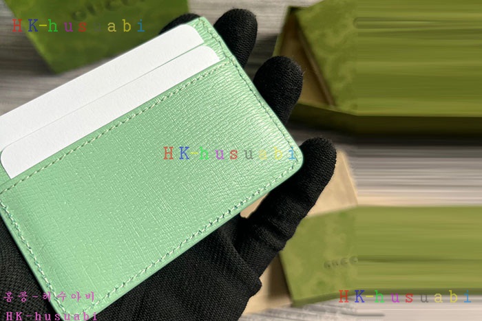 ★미러급★구찌 스크립트 레더 카드 지갑 케이스 773428-5