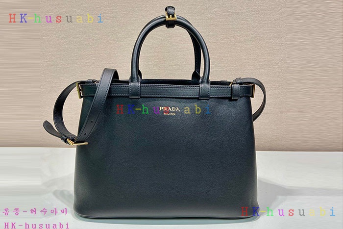 ★미러급★프라다 더블 벨트 버클 토트백  1BA417