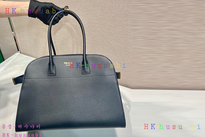 ★미러급★프라다 버클 장식 라지 가죽 토트백 1BG508