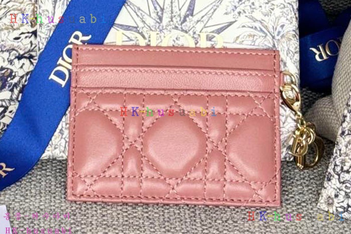 ★미러급★디올 Lady Dior Freesia 카드 지갑 S0974-2