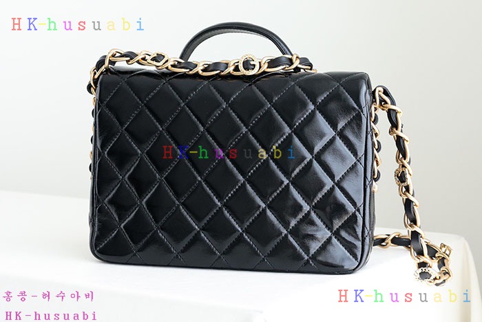 ★미러급★샤넬 24SS 공방 플랩 CC 탑 핸들 핸드백 AS4993