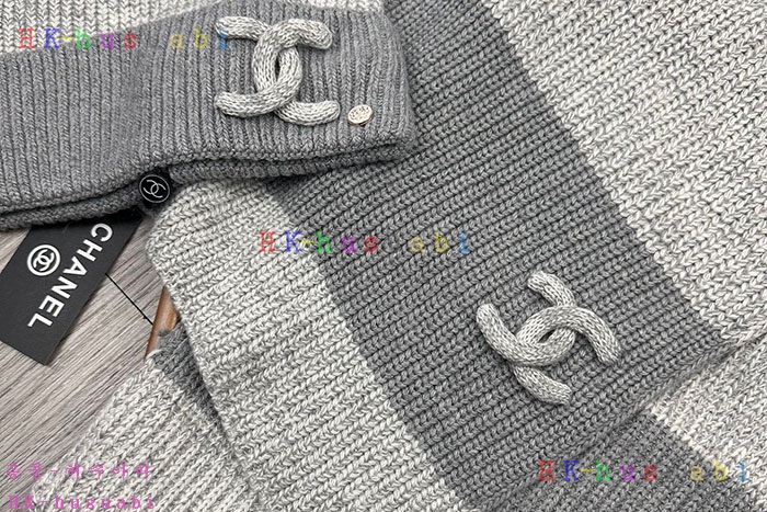 NEW 샤넬 모자 머플러  셋트 신상 C 614052